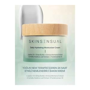 SKİNSEN Skin Sensual Daily Hydrating Moisturizer Cream | 24 Saat Etkili Nemlendirici 50ml
