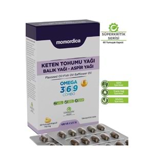 MOMORDİCA Keten Tohumu Yağı Yumuşak Kapsül - 60 Kapsül