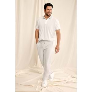Altınyıldız Polo Yaka Kısa Kollu Beyaz Tişört
