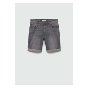 MANGO Gri Denim Erkek Çocuk Şort