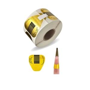 Protez Tırnak Gold (GİTAR) Şablon 500'lü Rulo