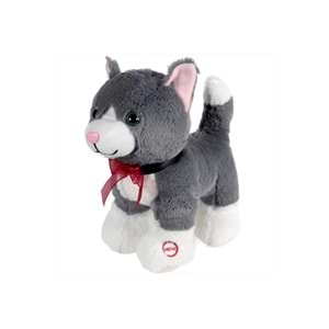 Peluş Sesli Miyavlayan Şanslı Kedi 35cm