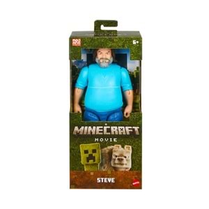 Mattel Minecraft Filmi Büyük Aksiyon Figürü Steve 30 cm