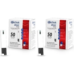Lifechek Silver KAN ŞEKERİ Ölçüm Stribi 50LI 2 Adet