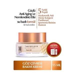 Heraflora Göz Altı Ve Göz Çevresi Yaşlanma, Morluk Ve Torbalanma Karşıtı Nemlendirici Peptit Krem 15 ml