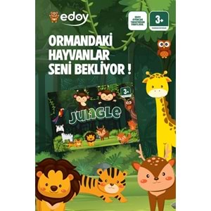 edoy Jungle Orman Hayvanları Keşfi 16 Küp 48 Kart ile Hayvanları Bul