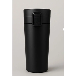 Çift Katmanlı Mug Termos Bardak Mat Siyah