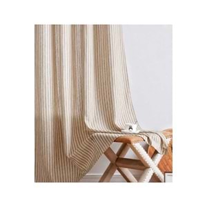 HOME ART ATELIER hand made Doğal Vintage Keten Perde