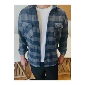 Erkek Slim Fit Oduncu Gömlek