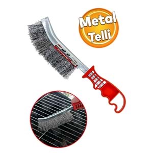Plastik Saplı Metal Tel Fırça