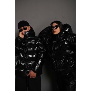 Unisex Star Şişme Mont