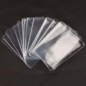 şeffaf kart tutucu PVC