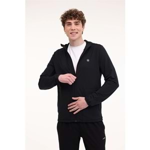 Lumberjack Ml Jım 18prf1-05 5fx Siyah Erkek Fermuarlı Sweatshirt Hırka