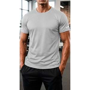 Ghassy Co Erkek Nem Emici Hızlı Kuruma Atletik Teknik Performans Spor T-shirt