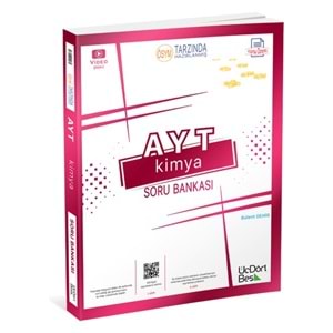 ÜçDörtBeş Yayınları AYT Kimya Konu Özetli Soru Bankası