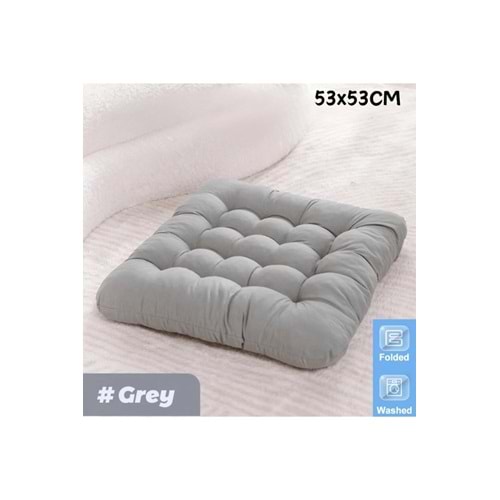 Makrome konforlu Japon Tatami yastık, kalın dolgulu yer minderi, oturma minderi, konfor, oturma minderi60×60