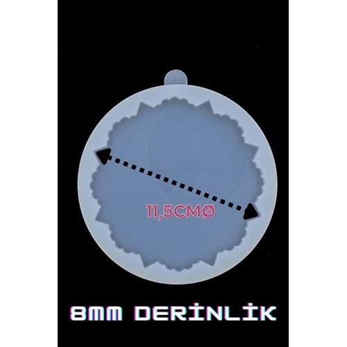 Epoksi Silikon Kalıp / Dekoratif Bardak Altlığı