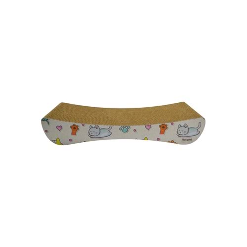 Rotipet Karton, kedi desenli, 43x7x21 cm