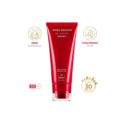 ÖZDEN ÖZDOĞAN Bb Krem Bebeksi Espresso 03 Spf 30 (50ML)