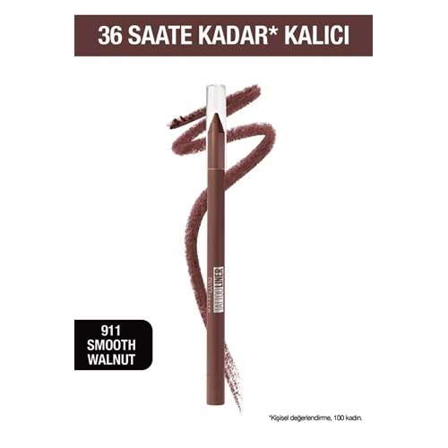 Maybelline New York Kahverengi Tattoo Liner Jel Göz Kalemi 911 Smooth Walnut