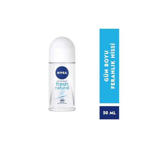 NIVEA 50ml, Kadın, Roll-On, Fresh, Natural