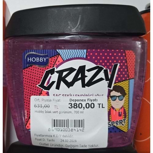 Hobby Islak sert görünüm, 700 ml