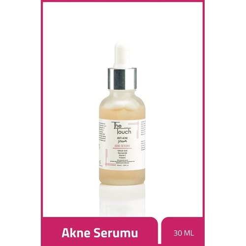 The Touch By Seda Altın Akne Serumu - Anti Acne Serum Salicylic Acid, Niacinamide, Prebiotic Ve C Vitaminli Serum 30