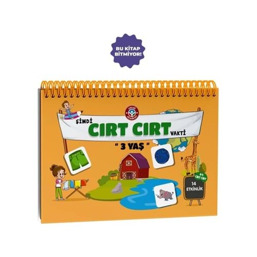 Çocuk Akademi 3 Yaş Cırt Cırtlı Etkinlik Kitabı