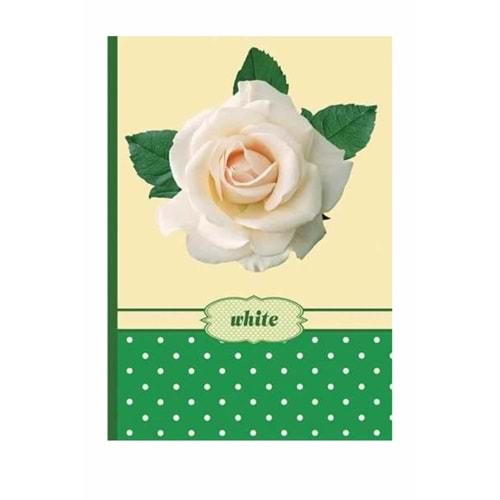 DEFFTER Roses White Not Defteri