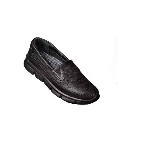 Forelli Eterna-g Comfort Kadın Deri Ayakkabı Siyah