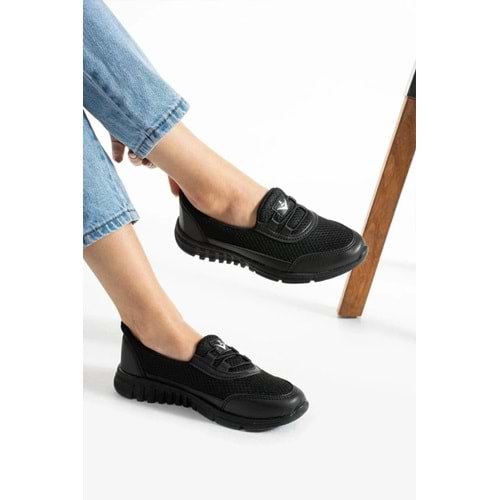 STOCON Ortopedik Fileli Spor Babet Ayakkabı Anne Ayakkabı Günlük Ayakkabı Kadın Sneaker