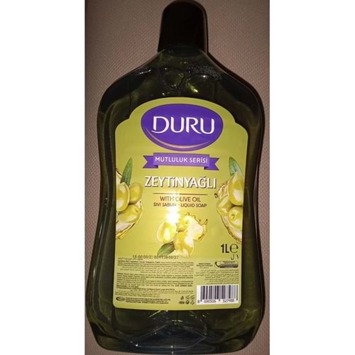 Duru Sıvı Sabun Mutluluk Serisi Zeytinyağlı 1lt