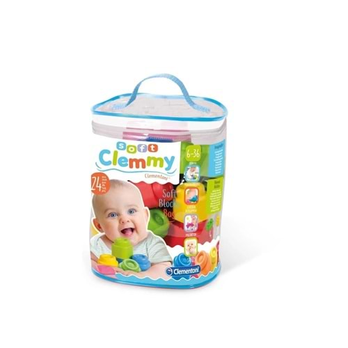 Mattel Baby Clementoni Yumuşak blok çantası