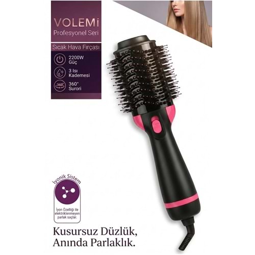 saç Şekillendirici Saç Düzleştirici Fön Tarağı