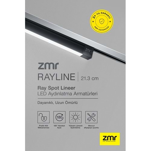 ZMR 10W 21.3 CM 4000K CRI 90