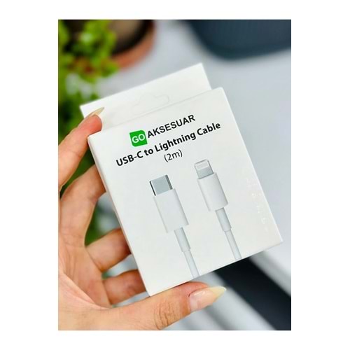Go aksesuar Iphone Type-c To Lightining 20w 2 Metre Hızlı Şarj Kablo 11-12-12pro-13-13promax-14-14pro-14 Promax