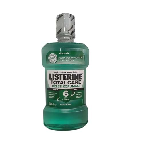 Listerine Ağız Bakım Suyu Alkolsüz Diş Eti Koruması 500 Ml