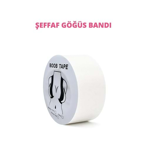 Cottonhill Şeffaf Göğüs Bantı Dikleştirici ve Şekillendirici Boot Tape