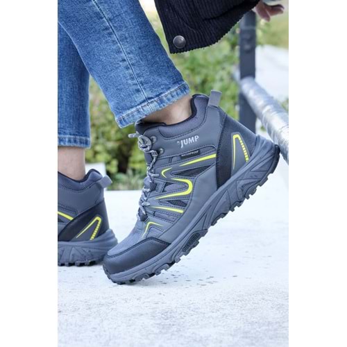 Jump 28682 Siyah - Yeşil Erkek Su Geçirmez Outdoor Bot Spor Ayakkabı 43
