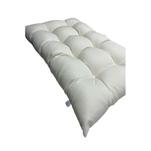 uvs concept Yer Minderi 110cm X 65 Cm Antrasit Minder Düğmeli