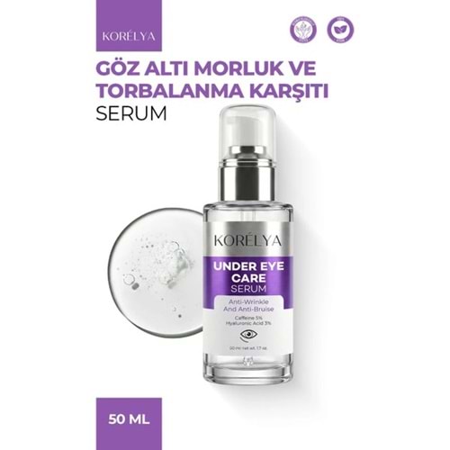 KORELYA Göz Altı Torbalanma Morluk ve Koyu Halka Karşıtı Serum 30 ml Aydınlatıcı Özellikli