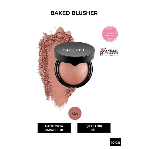 Note Cosmetics Baked Allık