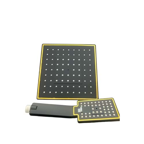 ROBOT DUŞ TEPE KARE SİYAH BAŞLIK SET
