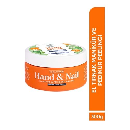 Body&Nature Hızlı Kolay El Tırnak Manikür Ve Pedikür Peelingi 300 G