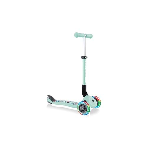 Globber Junior Fantasy Katlanabilir Işıklı Scooter - Mint