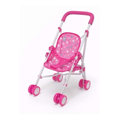 Oyuncak Bebek Arabası Pembe – Katlanabilir Bebek Arabası – Kız Çocuk Evcilik Oyuncağı