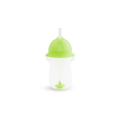 Munchkin Tıklama Kilitli Uçlu Pipetli Alıştırma Bardağı, 12ay , 296ml, 1 Adet