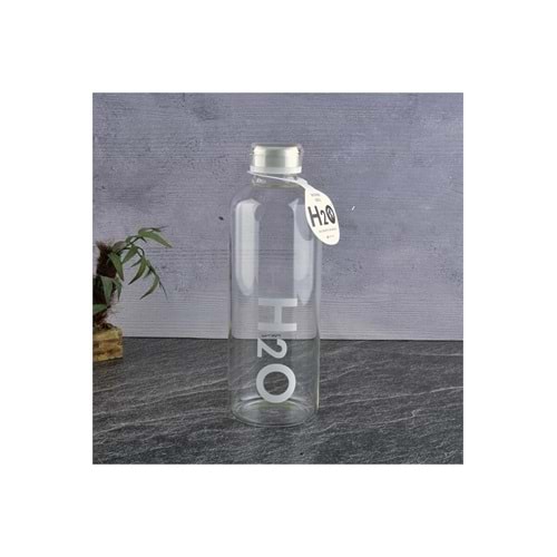 Art Bee H2o 1lt Borosilikat Cam Matara Beyaz