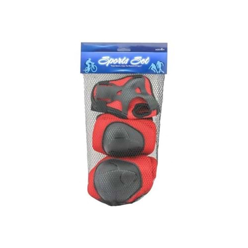 Mega Dizlik Dirseklik Eldiven Koruyucu Sport Set Q830-9