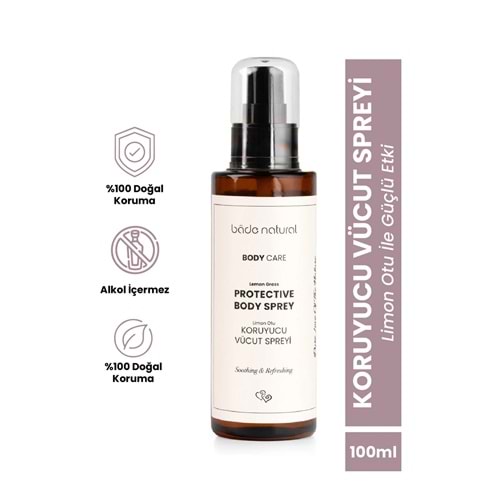 Bade Natural Limon Otu Koruyucu Vücut Spreyi 100 ml (KAPAKSIZ)